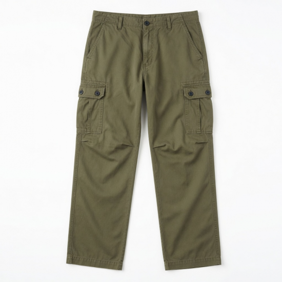 Men's Cotton Loose Straight Casual Outdoor Cargo Pants