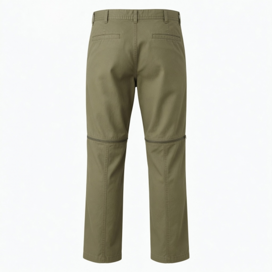 Men's Cotton Nylon Straight Sports Retro Pants