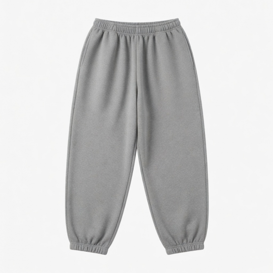 Men's Fleece Cotton Polyester Oversized Streetwear Sweatpants