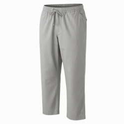 Men's Cotton Straight Oversized Casual Elastic Waist Trousers