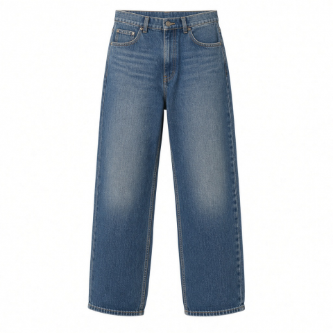 Men's Cotton Baggy Vintage Heavyweight Breathable Jeans