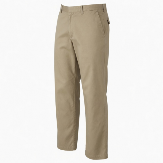 Men's Cotton Polyester Straight Casual Golf Chinos