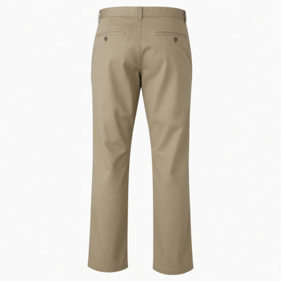 Men's Cotton Polyester Straight Casual Golf Chinos
