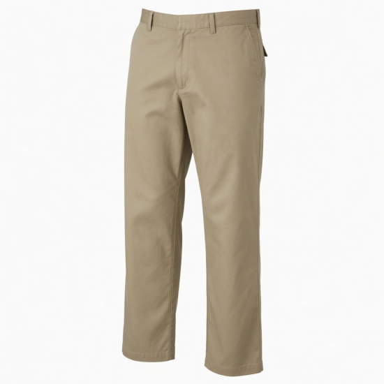 Men's Cotton Polyester Straight Casual Golf Chinos
