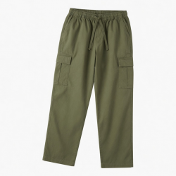 Men's Cotton Wide Leg Casual Outdoor Elastic Waist Cargo Pants