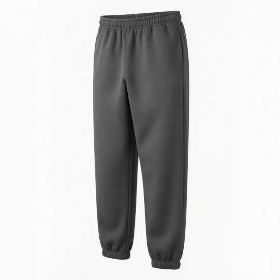 Men's Polyester Loose Straight Casual Elastic Waist Sweatpants