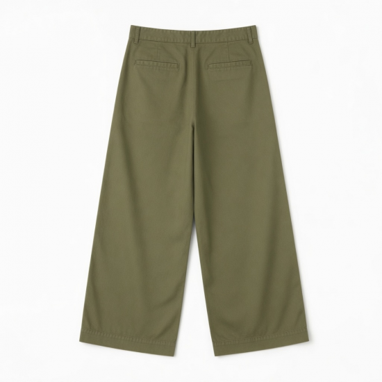 Men's Cotton Nylon Loose Wide Leg Retro Pants