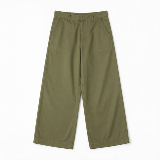 Men's Cotton Nylon Loose Wide Leg Retro Pants