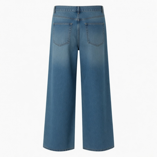 Men's Cotton Wide Leg Vintage Lightweight Summer Jeans