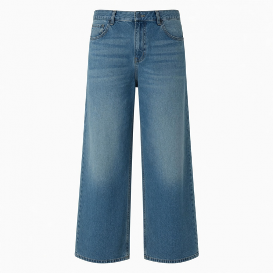 Men's Cotton Wide Leg Vintage Lightweight Summer Jeans