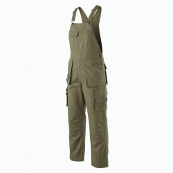 Men's Cotton Polyester Work Multi-Pocket Overalls