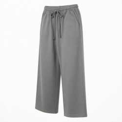 Men's Cotton Loose Wide Leg Casual Drawstring Sweatpants