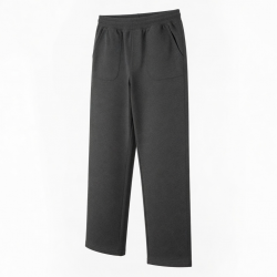Men's Cotton Polyester Loose Straight Leg Sports Pants