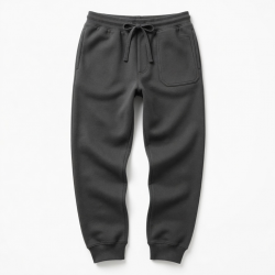 Men's Fleece Cotton Streetwear Breathable Winter Sweatpants