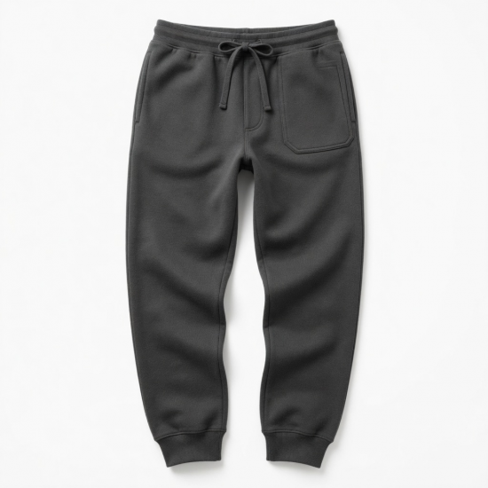 Men's Fleece Cotton Streetwear Breathable Winter Sweatpants