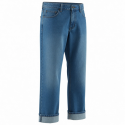 Men's Fleece Cotton Straight Streetwear Waterproof Jeans