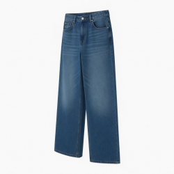 Men's Cotton Wide Leg Vintage Breathable Quick-Dry Jeans