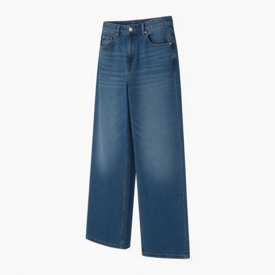 Men's Cotton Wide Leg Vintage Breathable Quick-Dry Jeans