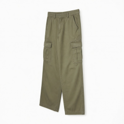 Men's Cotton Polyester Baggy Casual Vintage Cargo Pants