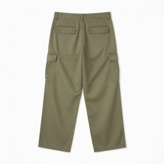 Men's Cotton Polyester Baggy Casual Vintage Cargo Pants